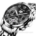 TEVISE Uhr 9005 Fashion Business Clock Military Sport Automatische Armbanduhren Edelstahl Wasserdichte Mechanische Herrenuhr